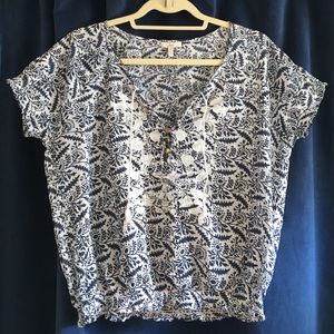 Joie | Botanical Peasant Blouse